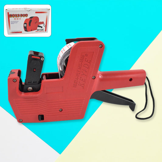 Handheld 8-Digit Plastic Price Tag Gun – Ideal for Retail & Market Price Tagging