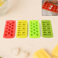 Plastic Ice Cube Tray Set – Flexible BPA-Free 4-Piece Molds