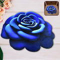 3D Rose Floor Mat – Luxury Anti-Slip Velvet Rug