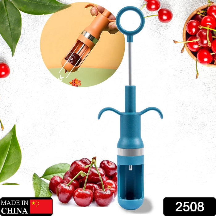 Cherry Pitter Tool, One Hand Operation Cherry Corer Pitter Remover Tool Best, Cherry Pit Kitchen Tools for Cherries Jam Quick Removal Fruit Stones (1pc).