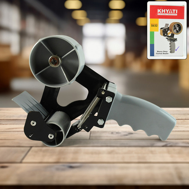 Khyati Heavy Duty Carton Sealer – Professional Packaging Tape Dispenser