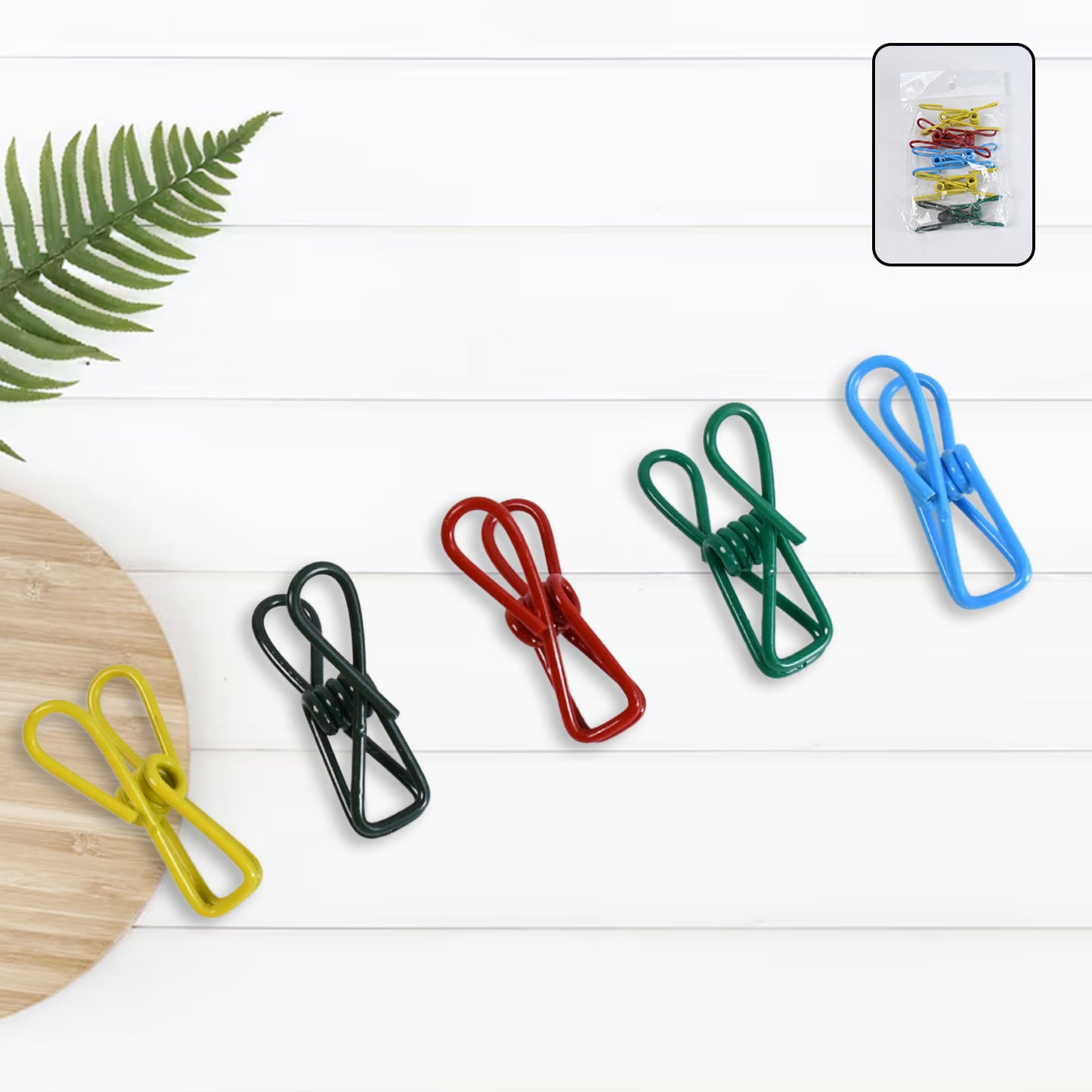 Metal Clothes pins Clips (5 Pcs Set)