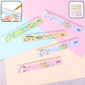 Plastic Ruler Set for Kids – Durable Cartoon Design, 5 Pieces