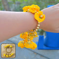 Haldi Kada Bracelet – Traditional Floral Wrist Accessory for Festive Occasions