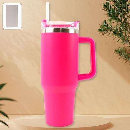 Customize / personalized Pink Extra Large Insulated Travel Mug (1200ML - 1 Pc)