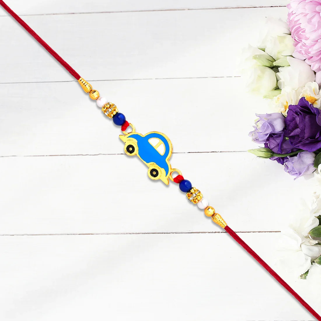 Car Design Rakhi for Kids Ideal for Little Brothers on Raksha Bandhan (25pcs)