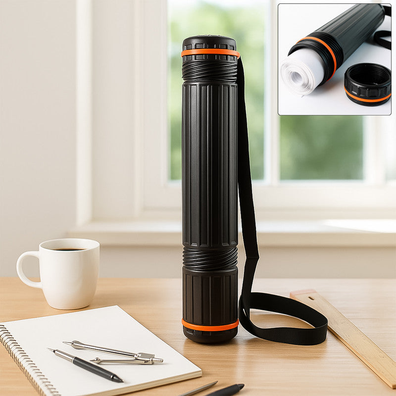 Khyati Paper Container Supreme – Adjustable Poster Tube for Drawings, Charts & Blueprints