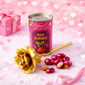 Golden Rose Gift Set – Luxury Rose Almonds Combo