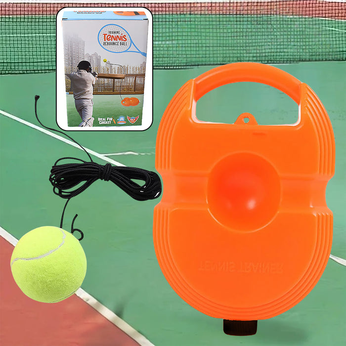 17599 Tennis Trainer Rebound Ball with String, Convenient Tennis Training Gear, Tennis Practice Device Base for Kids Adults