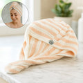 Microfiber Hair Drying Towel Wrap – Soft & Fast-Drying with Teddy Bear Button