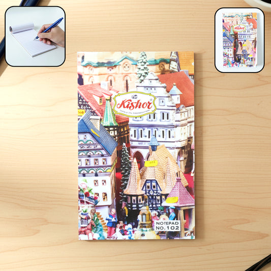 Premium Pocket Notebook – 80-Page Writing Notepad (165 × 105 mm, 1 Pc)