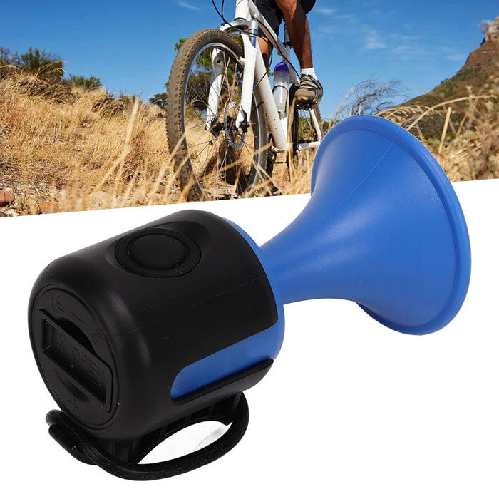 8590 Bicycle Air Horn Loud - 120dB 1 Sound Mode Electronic Bicycle Bell,Super Electric Horn with Long Standby Button Battery Operated/IPX4 Waterproof Loud Bell for Adults