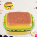 Burger Shape Sharpener with Eraser – Double Hole for Kids