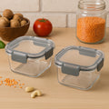 Airtight Food Storage Containers – 2Pc 540ML Press N’ Lock