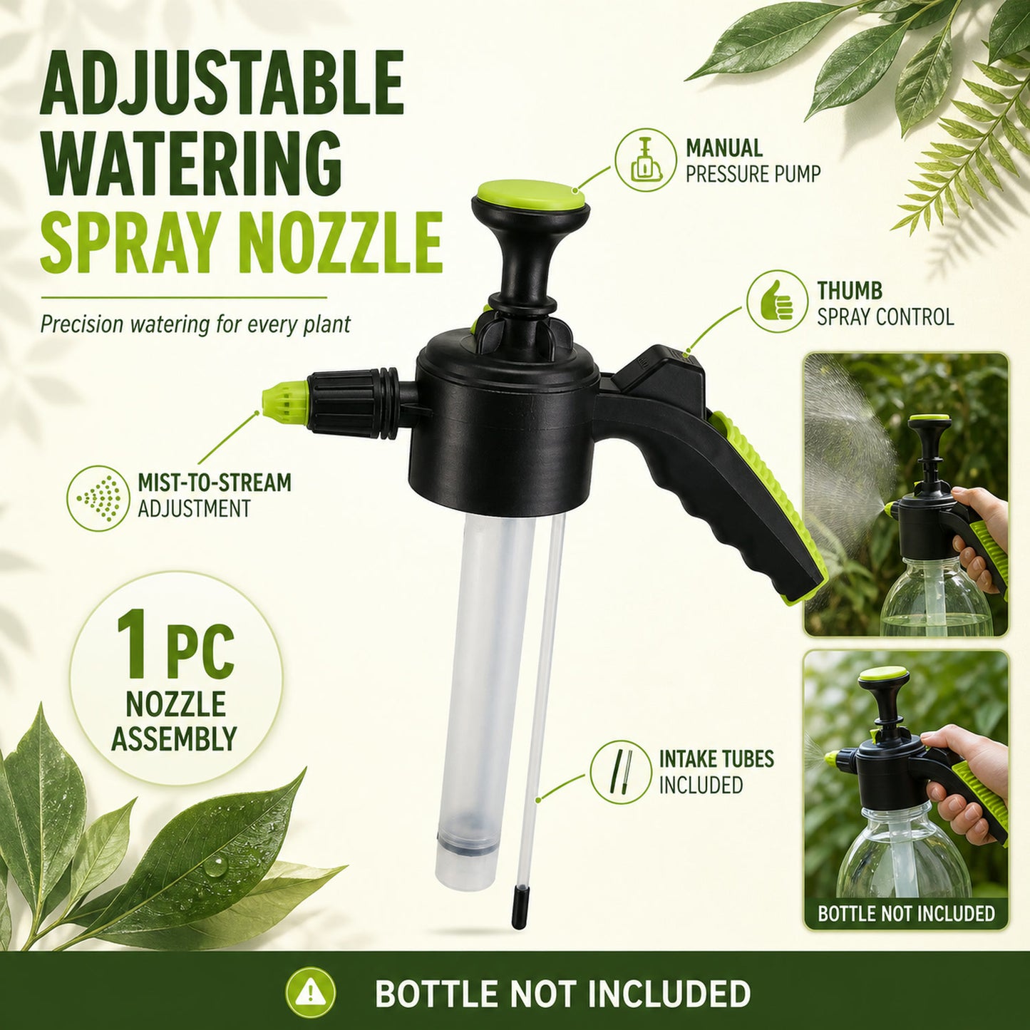 Watering Can Spray Nozzle – Adjustable Precision Tool | Indo Glow