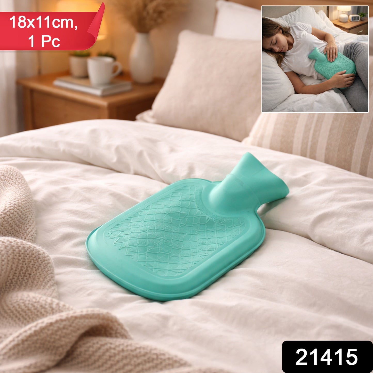 Leak resistant heating water bag