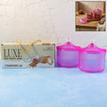 Dry Fruit Storage Jars – Luxury Transparent Plastic Set of 2