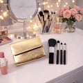 Makeup Brush Set – 4 in 1 Professional Brushes with Pouch