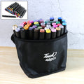Sketch Markers Set – 48 Vibrant Dual-Tip Colors with Carrying Case