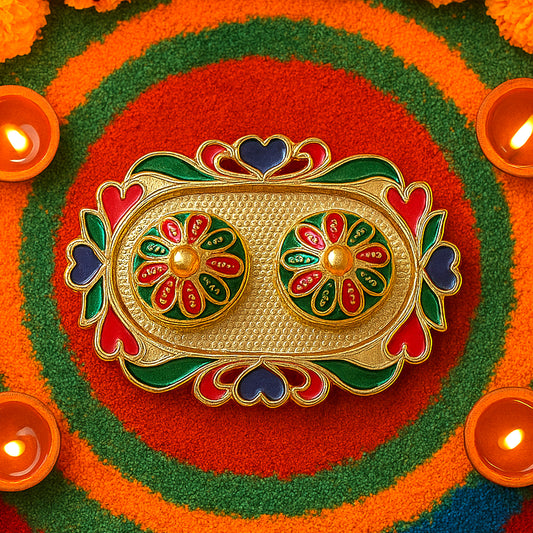 Meenakari Roli–Chawal Pooja - (1 Pc)