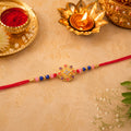 Floral Rakhi – Beautiful Beaded Gift for Brothers