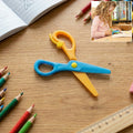Child-Safe Plastic Safety Scissors – Rounded Tips for Kids' Crafts