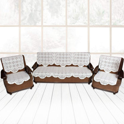 Lace-Design Sofa Runner - (230x28 Inch / Set)