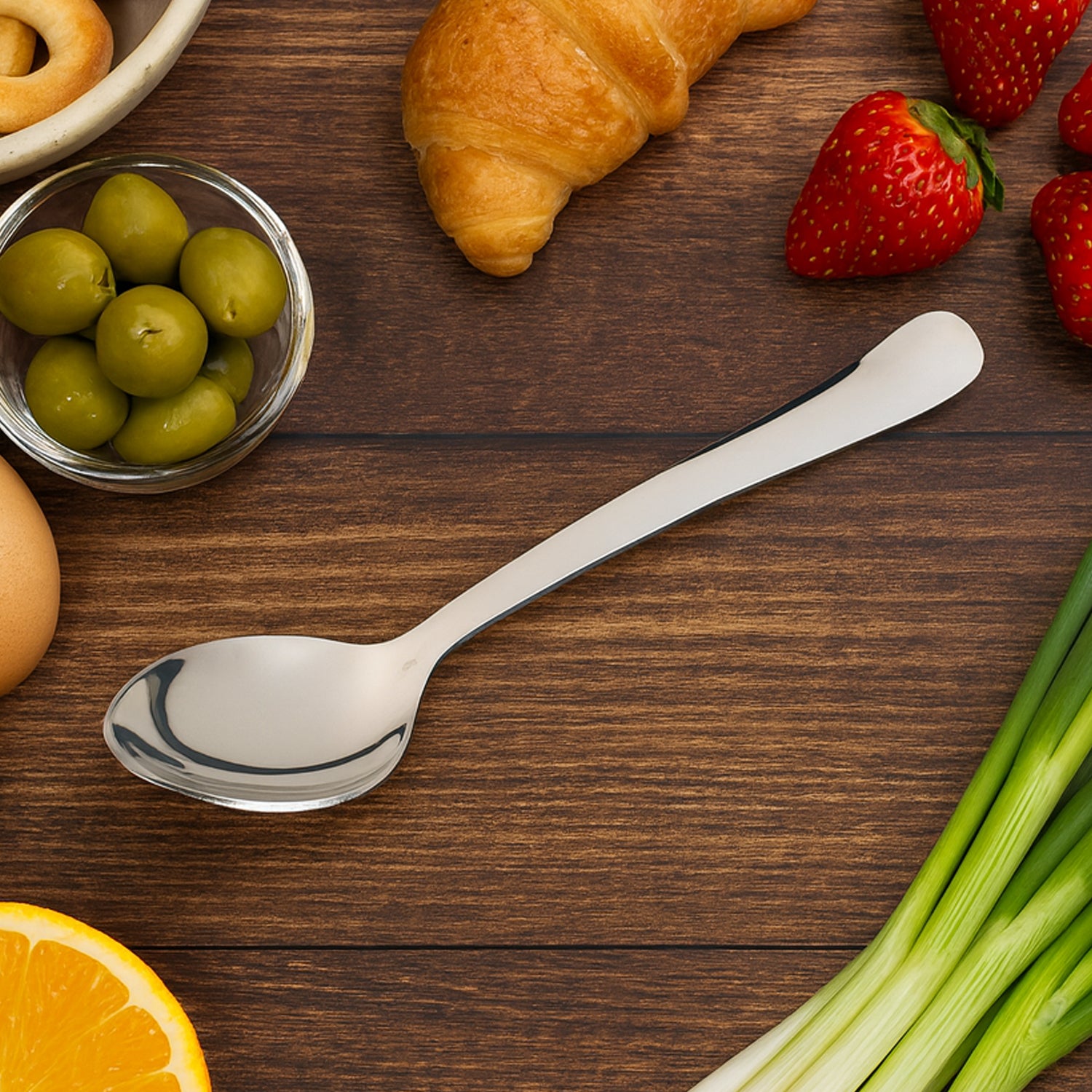 Stainless Steel Dining Spoon  / Baby Spoon - (1 Pc)