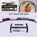 Battery Operated Toy Train Set – 19-Piece Track Playset for Kids