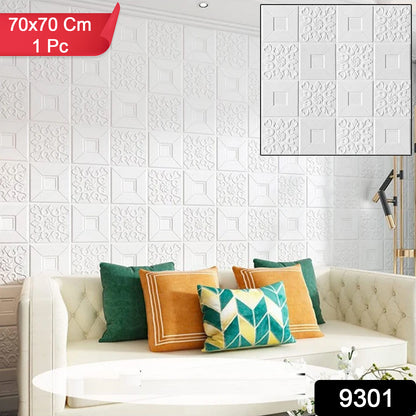Wallpaper 3D Foam Wallpaper Sticker Panels (70 x 70 Cm / 1 Pc)