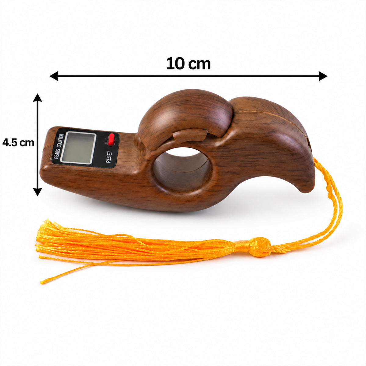 Digital Finger Tally Counter with LCD Screen, Reset and Tassel (1 Pc)