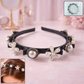 Pearl Floral Hair Band – Elegant Accessory for Women & Girls