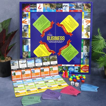 Business Board Game Classic Property Trading, Buying, Selling & Mortgage Strategy Game