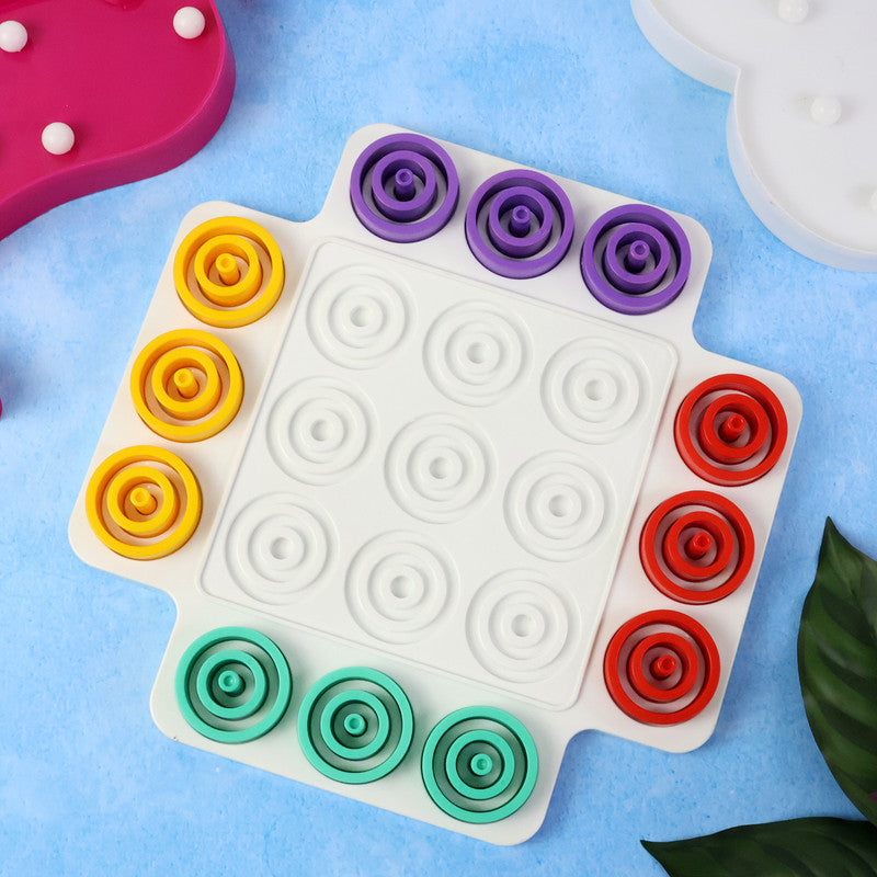 Truzo Toys Krazy Rings – Colorful Stacking & Strategy Board Game for Kids and Families