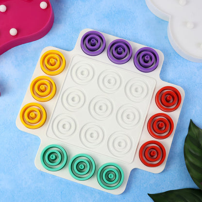 Truzo Toys Krazy Rings – Colorful Stacking & Strategy Board Game for Kids and Families