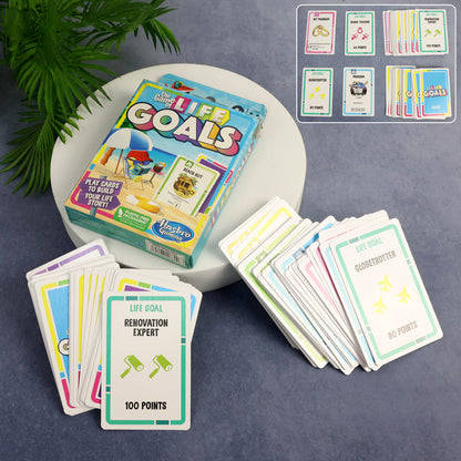Life Goals Card Game Fun Strategy Game to Build Your Dream Life