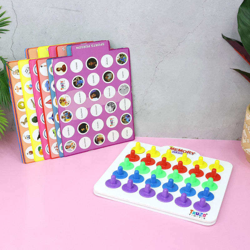 Truzo Toys Memory Master Game – Educational Matching and Brain Development Board Game for Kids
