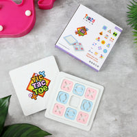 Educational Tic Tac Toe Board Game for Kids – Fun Learning Strategy Toy with X & O Pieces