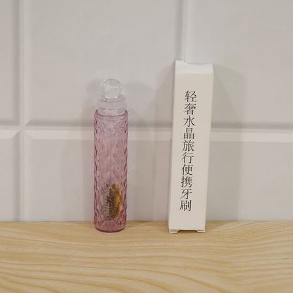 Two in one toothbrush with protective case live photo