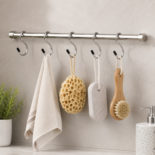 Heavy Duty S-Shaped Stainless Steel Hanging Hooks – Strong & Durable