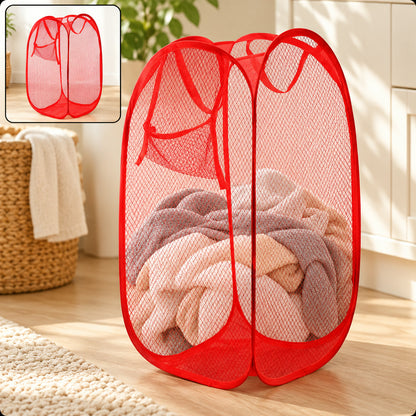 Foldable mesh laundry.