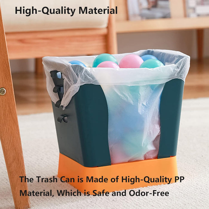 9451 Waste Bin, Trash Can, Waste Container, Expandable Trash Can, Plastic Trash Can, Plastic Garbage Can Expandable Trash Bag Holder Large Capacity for Kitchen Bathroom, Living Room Bedroom Outdoor (1 Pc)