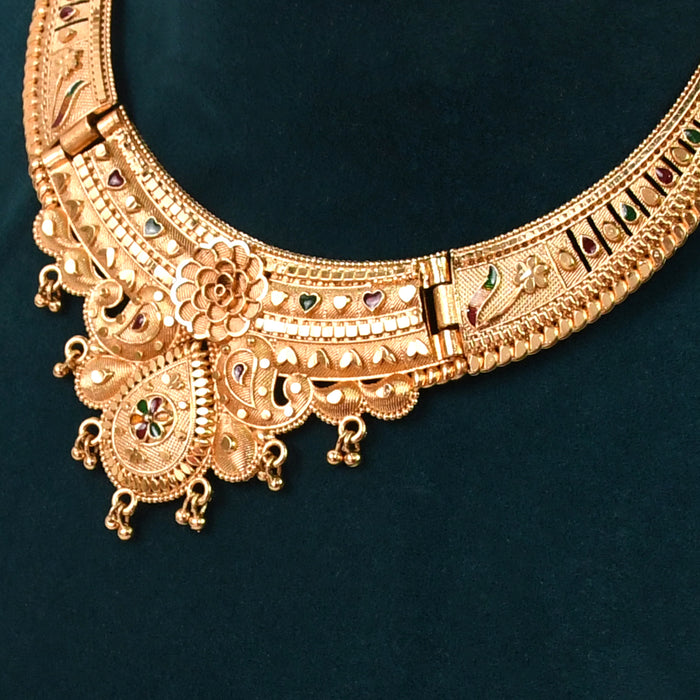 Refined Gold Plated Necklace Set - A Touch of Class