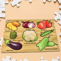 Wooden Vegetable Puzzle – Educational Toy for Toddlers | Inventive Play