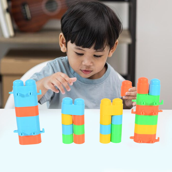 Puzzle Blocks Toys Building and Construction Block Set for Children Boys and Girls (Multicolor)