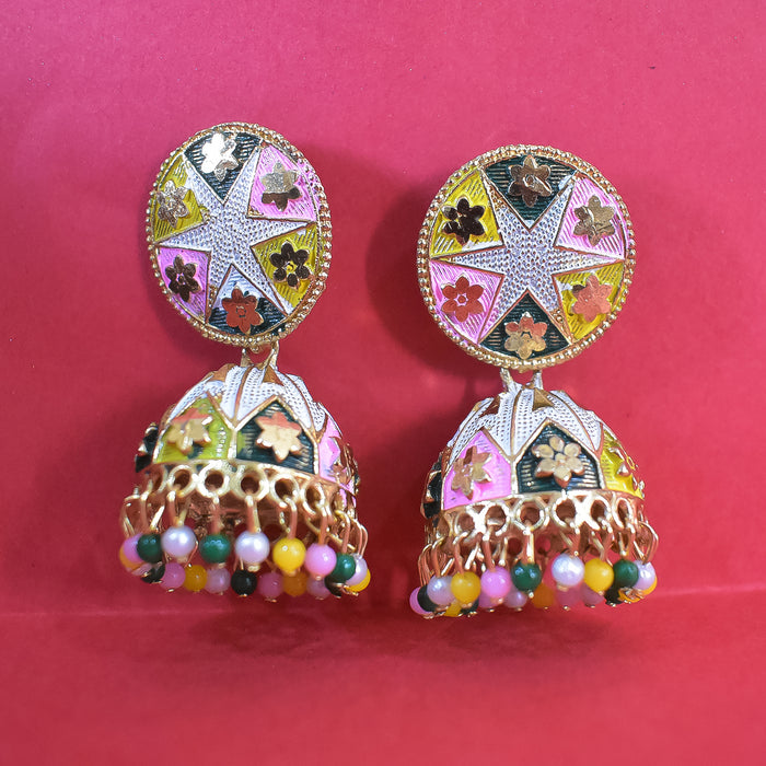 Stunning New-Design Jumka Earrings with Intricate Detailing and Elegant Appeal