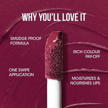OG Beauty Vintage Wine Moisture Lock Liquid Lipstick (4.5 ML / 1 Pc)
