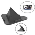 Black Pyramid Mobile Stand – 3 Adjustable Angles for Smartphones & Tablets