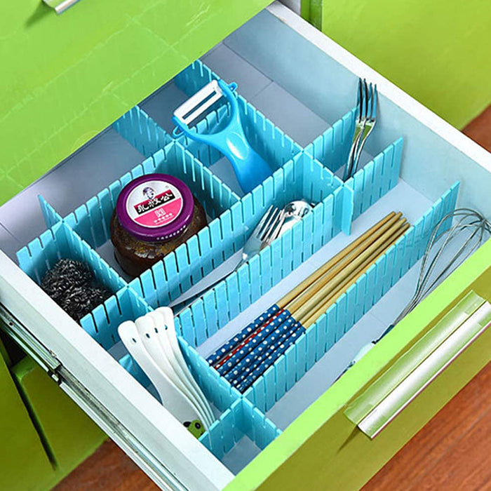 Adjustable Drawer Dividers (4 Pc Set): Organize Cabinets & Closets