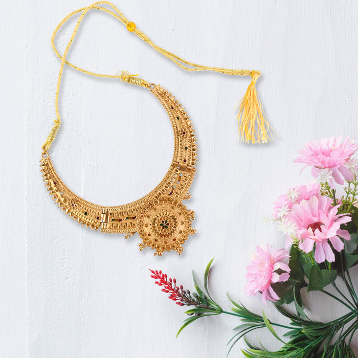 Radiant Gold-Plated Necklace Set